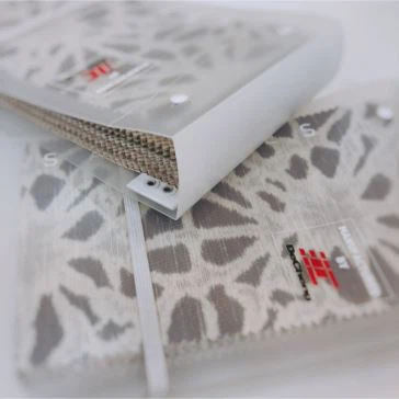 Bìa PP với Sách mẫu in lụa